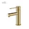 Kibi Circular X Single Handle Bathroom Vanity Sink Faucet KBF1010BG - alternate 1
